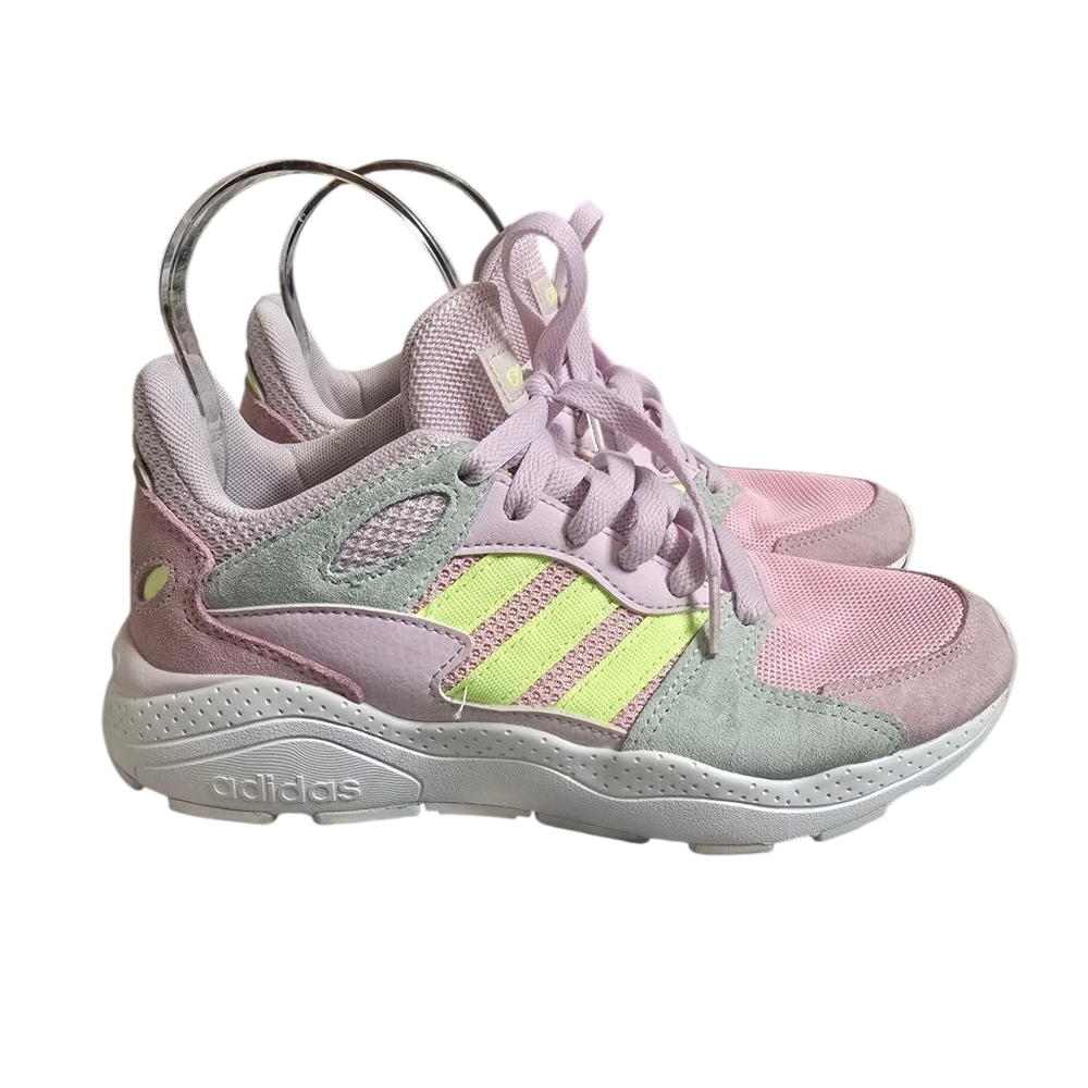 Girls Adidas Crazy Choas Cloudfoam Sneakers Size 5.5y Pink School Everyday